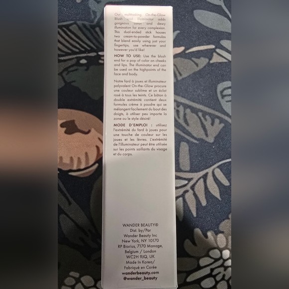 Wander Beauty On The Glow Blush and Illuminator Strawberry Fields 0.21oz New - Picture 5 of 8